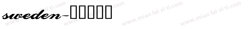 sweden字体转换