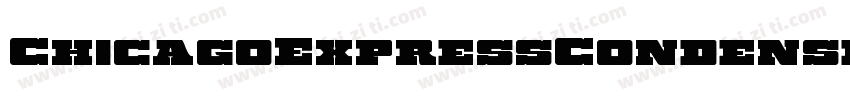 ChicagoExpressCondensed-omAz字体转换