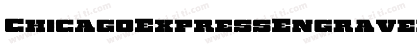 ChicagoExpressEngraved-eBPB字体转换