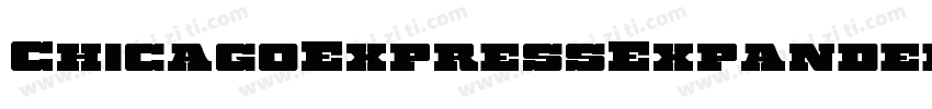 ChicagoExpressExpanded-alw9字体转换
