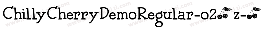 ChillyCherryDemoRegular-o24z字体转换
