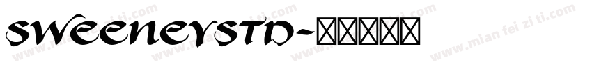 SweeneyStd字体转换