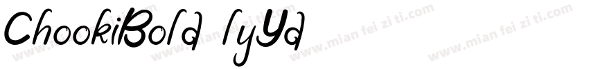 ChookiBold-lyYd字体转换