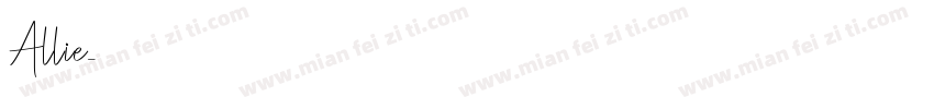 Allie字体转换