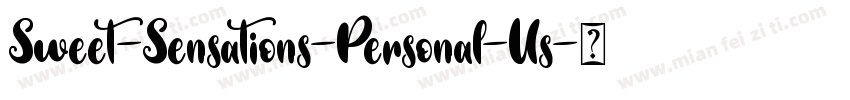 Sweet-Sensations-Personal-Us字体转换