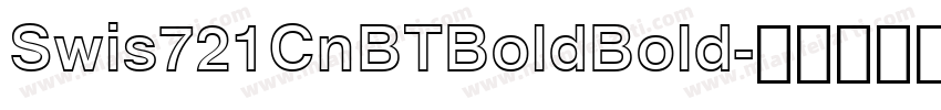 Swis721CnBTBoldBold字体转换