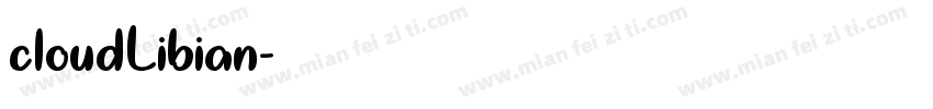 cloudLibian字体转换