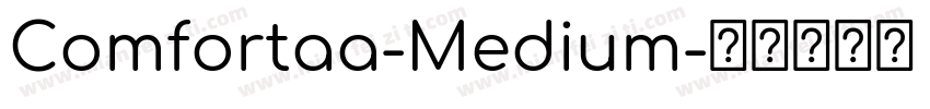 Comfortaa-Medium字体转换