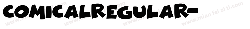 ComicalRegular字体转换
