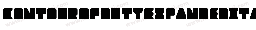 ContourOfDutyExpandedItal-jKgj字体转换