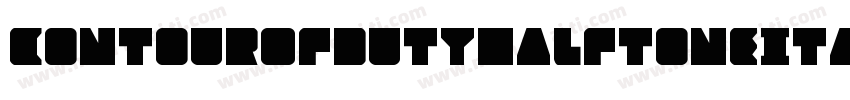 ContourOfDutyHalftoneItal-yWDq字体转换