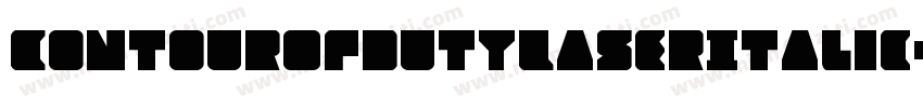ContourOfDutyLaserItalic-n7eJ字体转换