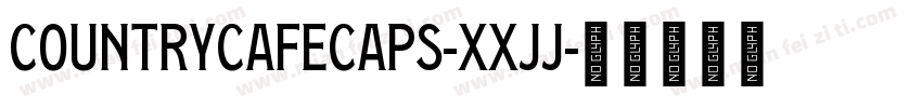 CountryCafeCaps-XxJj字体转换