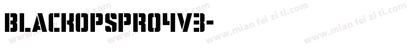 BlackOpsPro4V3字体转换
