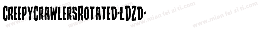 CreepyCrawlersRotated-lDZd字体转换
