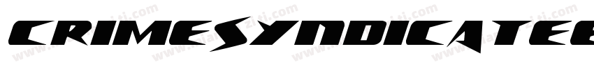 CrimeSyndicateExtraCondensed-lv1X字体转换