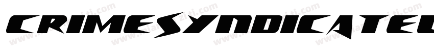 CrimeSyndicateLaserRegular-1xgL字体转换