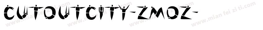 CutoutCity-ZMoz字体转换