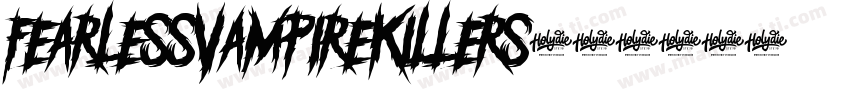 FearlessVampireKillers字体转换