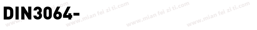 DIN3064字体转换
