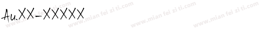 Au.瑶瑶字体转换