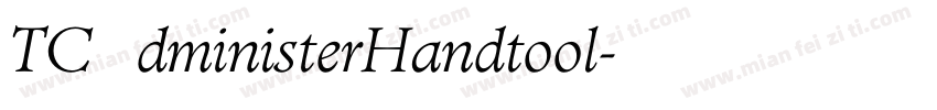 TCAdministerHandtool字体转换