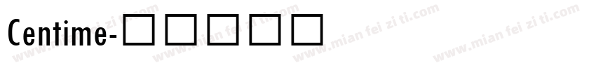 Centime字体转换