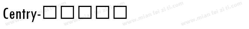 Centry字体转换