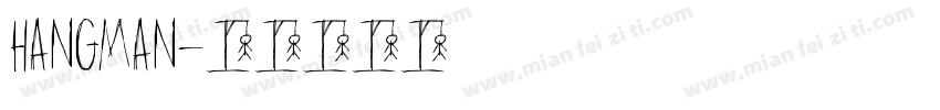 hangman字体转换