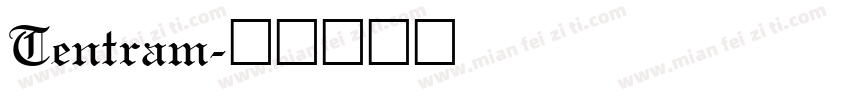 Tentram字体转换