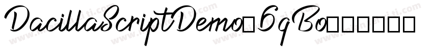 DacillaScriptDemo-6qBo字体转换