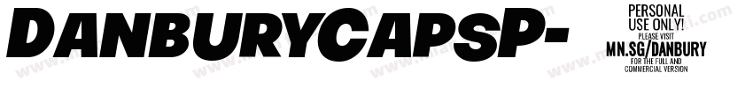 DanburyCapsP字体转换