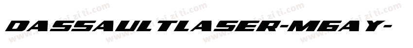 DassaultLaser-M6aY字体转换