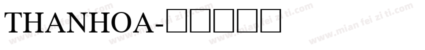 THANHOA字体转换