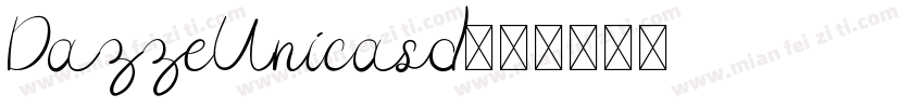 DazzeUnicasd字体转换