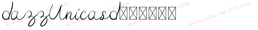 dazzUnicasd字体转换