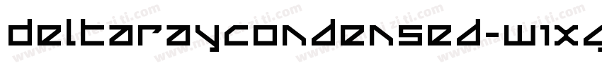 DeltaRayCondensed-W1XG字体转换