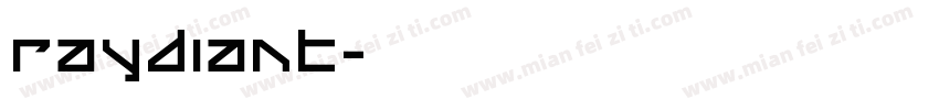 Raydiant字体转换