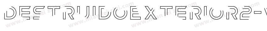 DestruidoExterior2-WyzBY字体转换