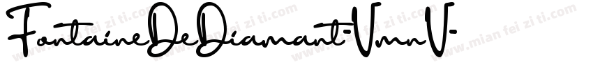 FontaineDeDiamant-VmnV字体转换
