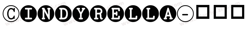 Cindyrella字体转换