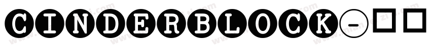 cinderblock字体转换