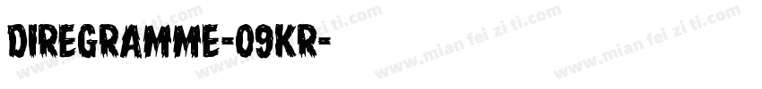 DireGramme-09KR字体转换