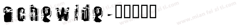 achewide字体转换