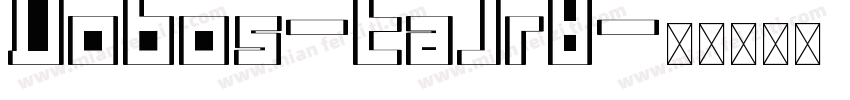 Dobos-EaJr8字体转换