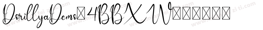 DorillyaDemo-4BBXW字体转换