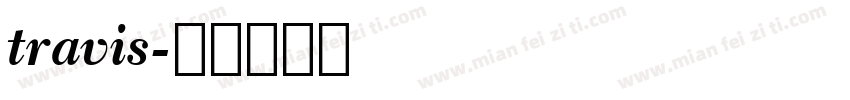 travis字体转换