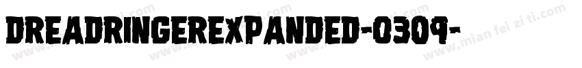 DreadRingerExpanded-03O9字体转换