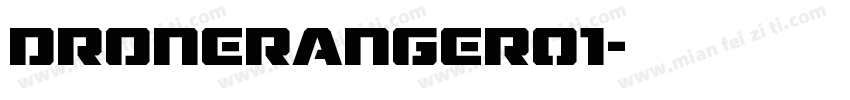 DroneRanger01字体转换