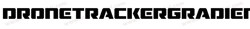 DroneTrackerGradientItalic-Y7Ka字体转换